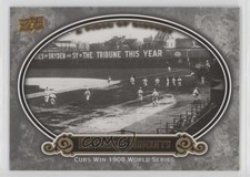2009 A Piece of History Historical Moments Chicago Cubs Win 1908 World Series