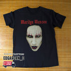 Marilyn Manson Face Black Unisex T-Shirt S-5Xl Free Shipping
