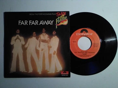 SLADE FAR FAR AWAY /OK YESTERDAY WAS YESTERDAY POLYDOR 7"+PS ITALY MINT- UK GLAM - Image 1 of 2