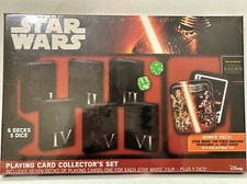 Star Wars Playing Cards Collector's Set Includes Tin, 7 Decks & 5 Dice
