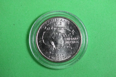 Louisiana - 2002 Denver Mint - State Quarter P00407 - Image 1 of 2