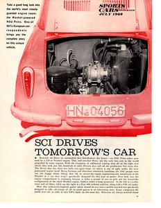 1960 NSU PRINZ ~ ORIGINAL 3-PAGE ARTICLE / AD - Picture 1 of 2