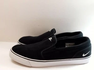 NIKE Toki Slip Txt Toki Slip Textile Black Sneakers 724762-011 Canvas Size 12 - Picture 1 of 11