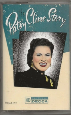 PATSY CLINE ~ THE PATSY CLINE STORY 1988 MCA REISSUE CASSETTE (MCAC2-4038) GREAT - Image 1 of 3