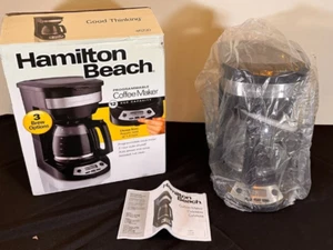 Hamilton Beach Black 12 Cup Programmable Coffee Maker - Picture 1 of 3