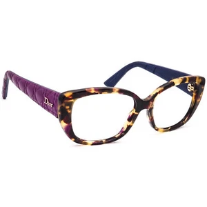 Christian Dior Sunglasses Frame Only Lady2R GRVk2 Tortoise/Purple Italy 55mm - Picture 1 of 6