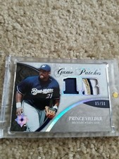 2006 Upper Deck Ultimate Game Patches Prince Fielder Milwaukee Brewers/50
