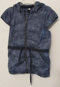 Chaleco con Capucha Plumón de Ganso Hinchado Lululemon Spring Fling Talla 6 Tintero Sashiko Cruz - Imagen 1 de 10