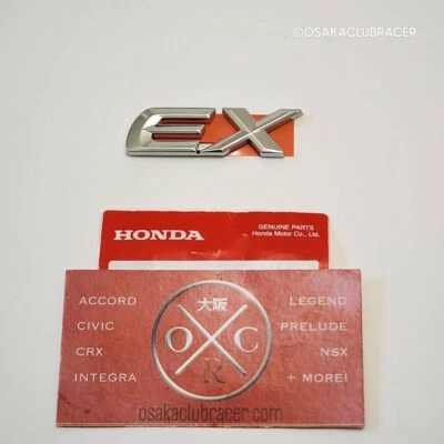 Genuine OEM 03-07 Honda Accord Rear EX Emblem Trunk Badge 75731-S84-A20 New OE - Image 1 of 4