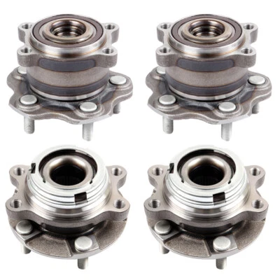 Front Rear Wheel Hub Bearings For 2013-18 Nissan Altima Maxima Pathfinder FWD Foto 1 de 4