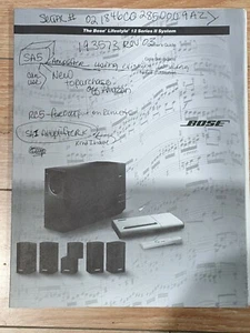 Bose Lifestyle 12 Series II Owners User Manual Guide Genuine - Picture 1 of 3
