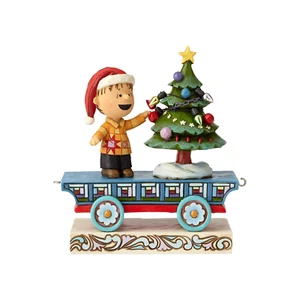 Jim Shore All Aglow - Linus Train Car 6000990 2019 NUEVO Peanuts - Imagen 1 de 2