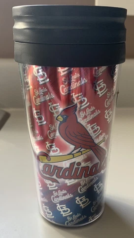 St. Louis Cardinals Official MLB Tumbler/ Mug/ Cup 16oz! Brand New with Lid! Cover