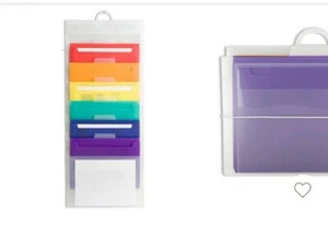U Marke Kaskadierende Datei Wand Organizer mit 6 abnehmbaren Ordnern - Bild 1 von 9