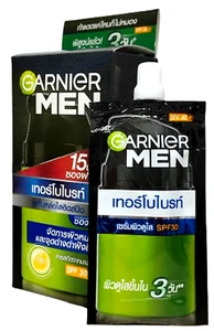 Garnier Men Turbo Bright Suero Iluminador FPS 30 7 ml x 6 sobres Cuidado Facial - Imagen 1 de 12
