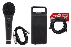Rockville RMM-XLR HighEnd Metal Handheld Wired Microphone +100% OFC XLR Cable - Picture 1 of 9