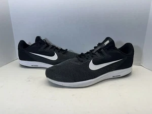 Nike Mens Downshifter 9 Black White Anthracite Run Shoes AQ7486-001 Size 12.5 - Picture 1 of 9