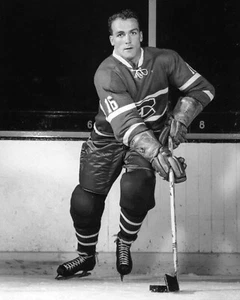 Henri Richard Montreal Canadiens s/w 8x10 unsigniertes Foto - Bild 1 von 1