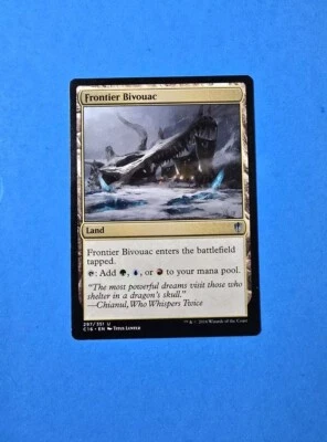 1x Frontier Bivouac Commander 2016 Mtg Magic Gathering Card Land 297 - Image 1 of 2