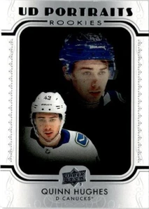 Quinn Hughes Vancouver Canucks 2019-20 Upper Deck UD Portraits P-45 - Picture 1 of 2
