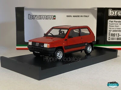 BRUMM 1/43 FIAT PANDA 4X4 SUPERNOVA 1986 40° ANNIVERSARIO ROSSO SIAM R613-03 - Immagine 1 di 2
