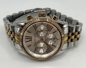 Michael Kors MK5735 Lexington Tri-Tone Rose Gold Stainless Steel Women's Watch - Picture 1 of 11