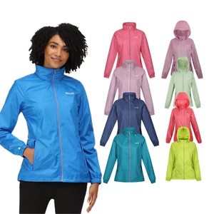 Chaqueta impermeable Regatta Corinne IV para mujer Abrigo de lluvia Packaway para mujer PVP £70 - Imagen 1 de 87