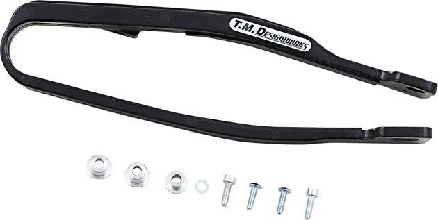 TM Designworks Dirt Cross Super Front Chain Slider Preto #DCS-Y30-BK serve para Yamaha - Imagem 1 de 1