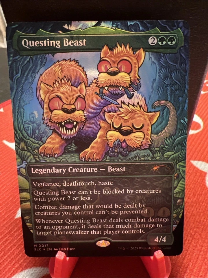MTG Secret Lair Encyclopedia of Magic 0044 Questing Beast Halo Foil - Image 1 of 1