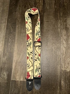 Perris Leder Gitarrengurt - Skulls And Rose's Gitarrengurt - Bild 1 von 6