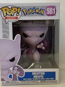 FUNKO POP! GAMES 581 MEWTWO - MEWTU POKEMON  new - Imagen 1 de 3