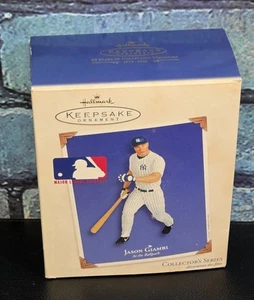 Hallmark Keepsake MLB JASON GIAMBI New York Yankees At The Ballpark NEW Ornament - Picture 1 of 2