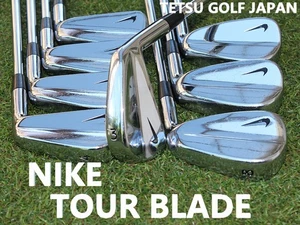 RARE NIKE TOUR BLADE Muscle back Iron Set 3-PW 8 Clubs Original Steel Stiff - Picture 1 of 18