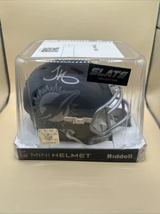 Tyreek Hill Autographed Miami Dolphins Slate Mini Helmet Beckett COA - Picture 1 of 8