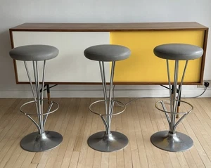 Bar Stools (x3) by Piet Hein for Fritz Hansen - a Danish mid-century classic - Picture 1 of 6