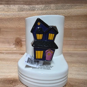 Nora Fleming Mini SPOOKY SPACES Halloween Spukhaus A253 Platte Charm Neu mit Etikett - Bild 1 von 4
