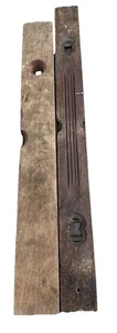 2 antichi livelli in legno e ottone 28” e 26” - Foto 1 di 16
