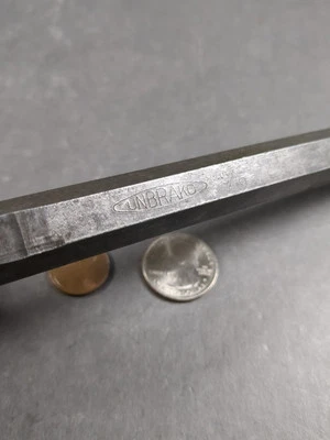 UNBREAKO Hex Key 9/16" Vintage Large Classic Machinery Long Handle Owner Mark - Image 1 of 4