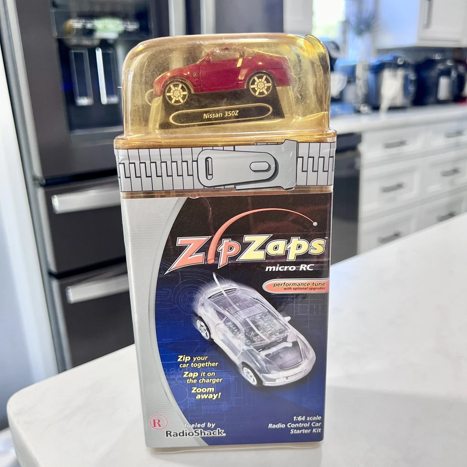 Nissan 350Z Red ZipZaps Micro RC Wireless Remote Controlled Car NEW IN BOX! READ - Image 1 of 4