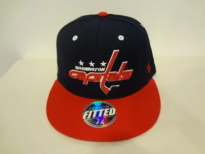VTG NHL Washington Capitals Fitted 7 1/4 Cap Hat 90s Zephyr NEW NWT Wool Blend - Image 1 of 4