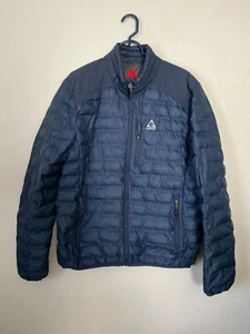 Gerry Jacket Puffer Navy Mens L GOOD Packable Sweater Coat - Picture 1 of 9
