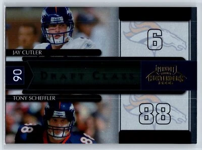 2006 Playoff Contenders Jay Cutler Tony Scheffler Rookie #/1000 #DC-11 - Image 1 of 2
