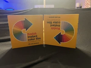 KODAK INSTANT COLOR FILM 2 Pack 10 PHOTOS PR144-10 EXP Expired 7/1982 NOS Sealed - Picture 1 of 3