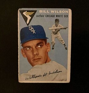 1954 Topps #222 Bill Wilson Sox VG