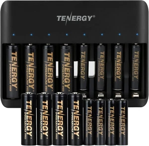 Tenergy TN477U 8-Bay Fast Charger for Nimh/Nicd AA AAA Rechargeable Batteries... - Picture 1 of 12