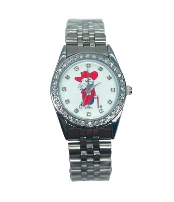 Reloj Ole Miss Rebels Coronel Reb Cristal por Temporadas Joyería-RARO-Nuevo en Caja Foto 1 de 4