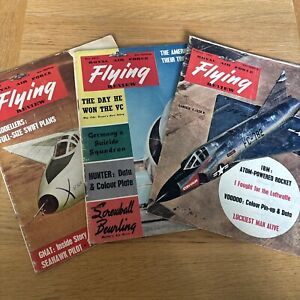 3 Issues RAF Flying Review Magazine 1954 & 1955
