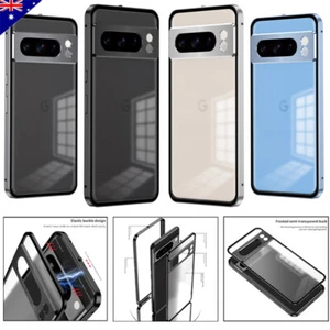 For Google Pixel 9 8 7 Pro 7A Shockproof Magnetic Case Matte Hybrid Back Cover - Picture 1 of 17