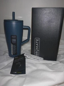 BruMate Era 30 oz Tumbler Handle & Straw Leakproof Travel Mug Nightfall Blue NEW - Picture 1 of 6