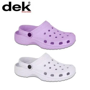 Dek Clásico Zueco Mujer Chica Swing Barra Vacaciones Verano Casual Confort - Foto 1 di 4